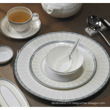 A024 eco-friendly grace decor hotel porcelain dinner set